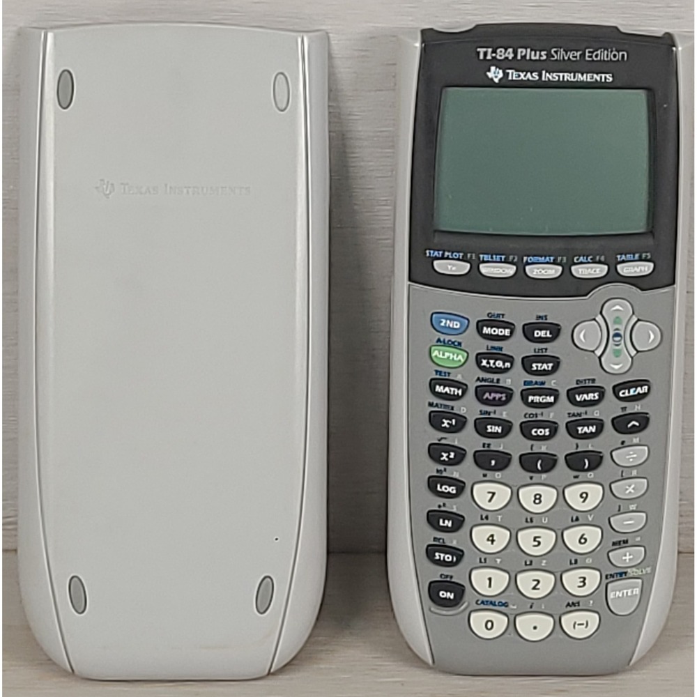 Texas Instruments TI-84 Plus Silver Edition Graphing Calculator Silver Gray